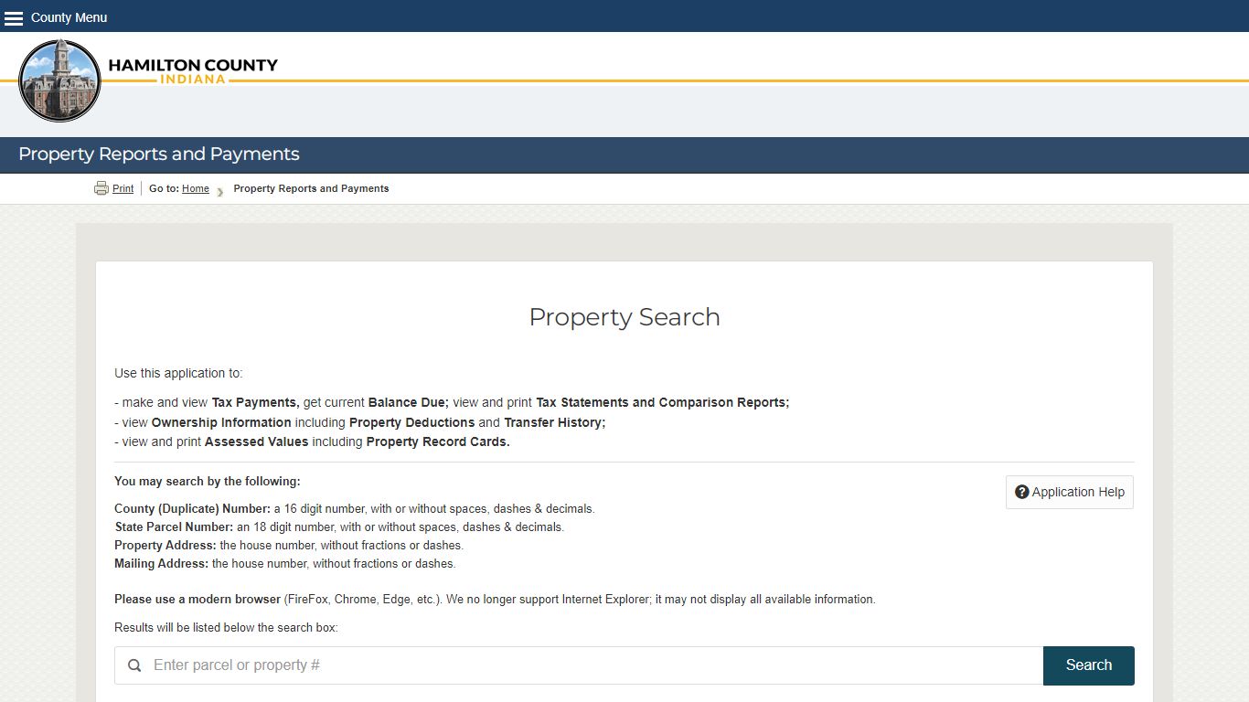 Hamilton Co., IN - Property Records - Indiana